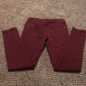 Celebrity Pink Size 7 Burgundy Jeans